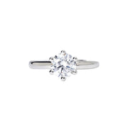 Mabina Anello in argento rodiato con zircone 523395